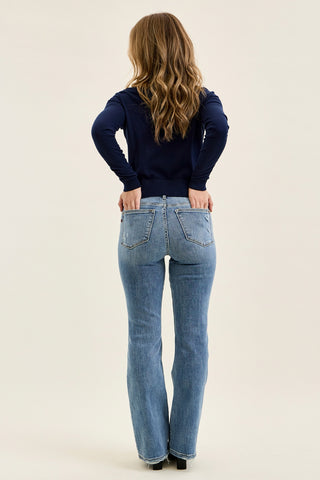 Daisy Vintage Bootcut With Destroy Hem
