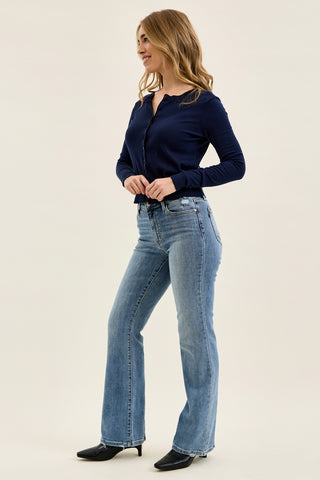 Daisy Vintage Bootcut With Destroy Hem