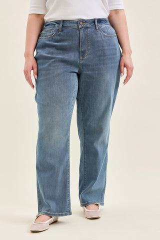 Kimberly Straight Fit (Medium Wash) - PLUS