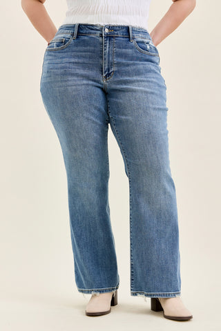 Daisy Vintage Bootcut With Destroy Hem - PLUS