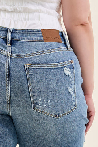 Daisy Vintage Bootcut With Destroy Hem - PLUS