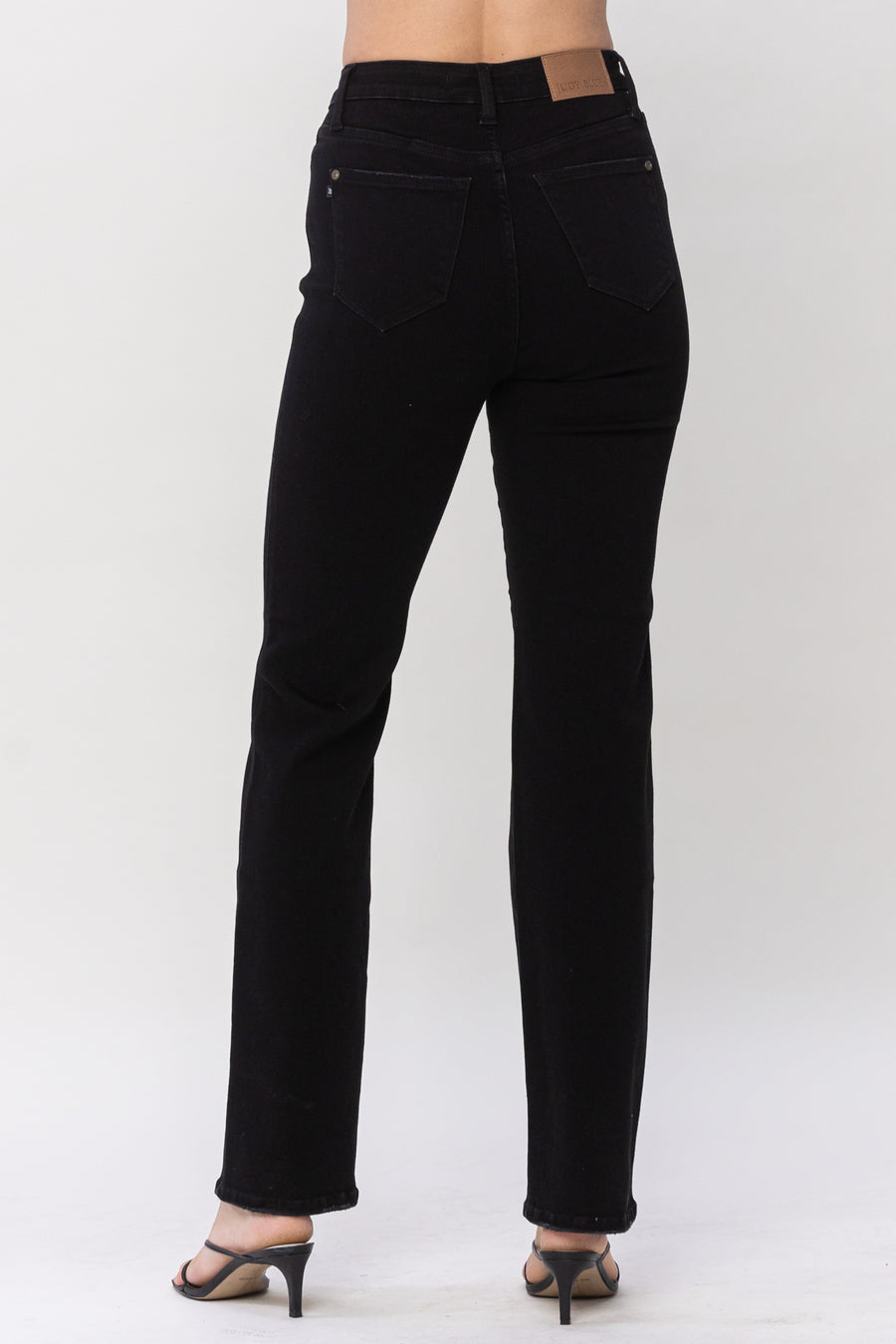 Paisley High Waist Criss Cross WB Straight - PLUS