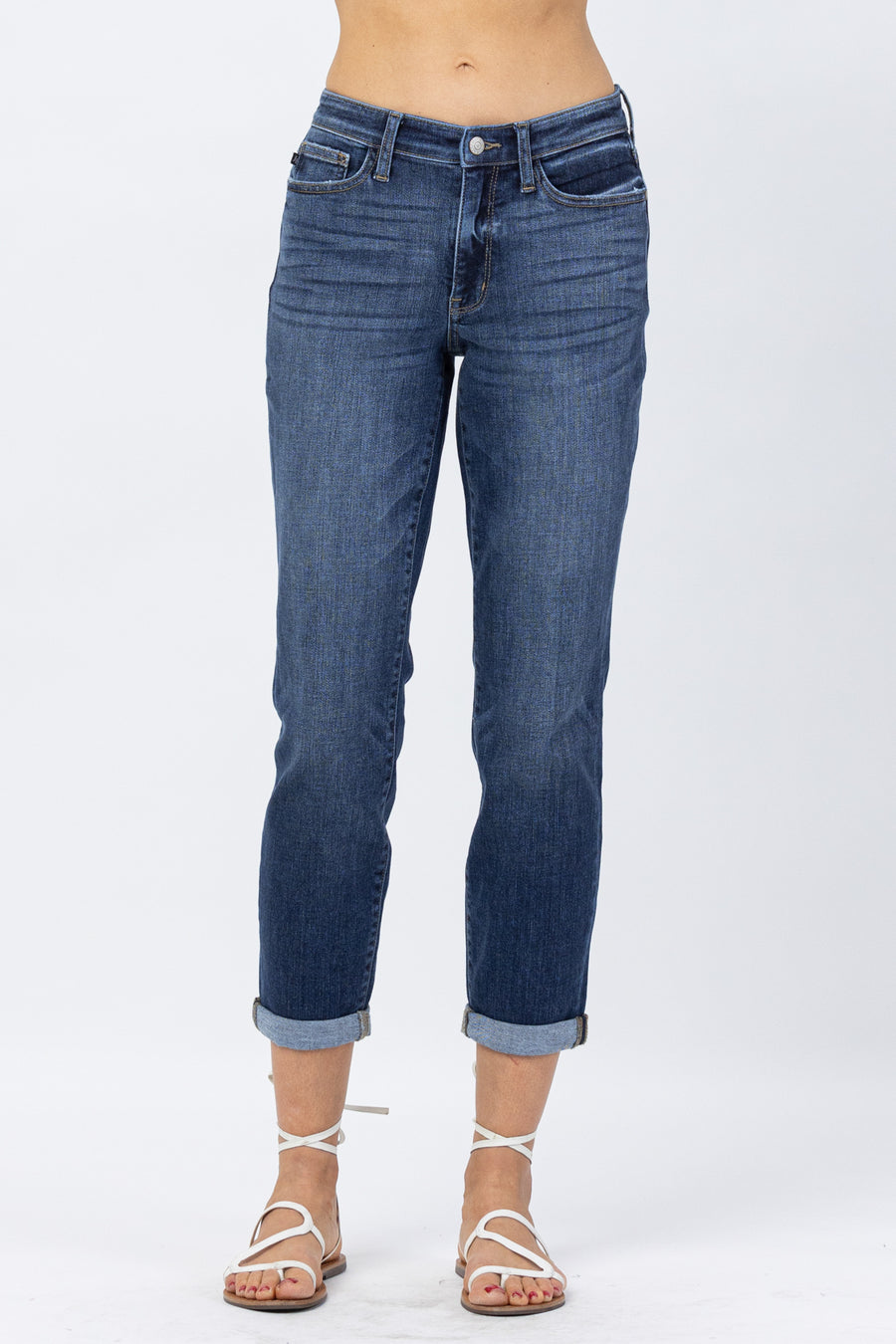 Addison Core Basic Cuffed Boyfriend - PLUS