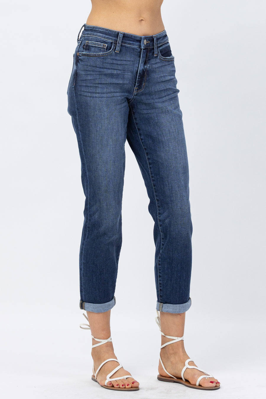 Addison Core Basic Cuffed Boyfriend - PLUS