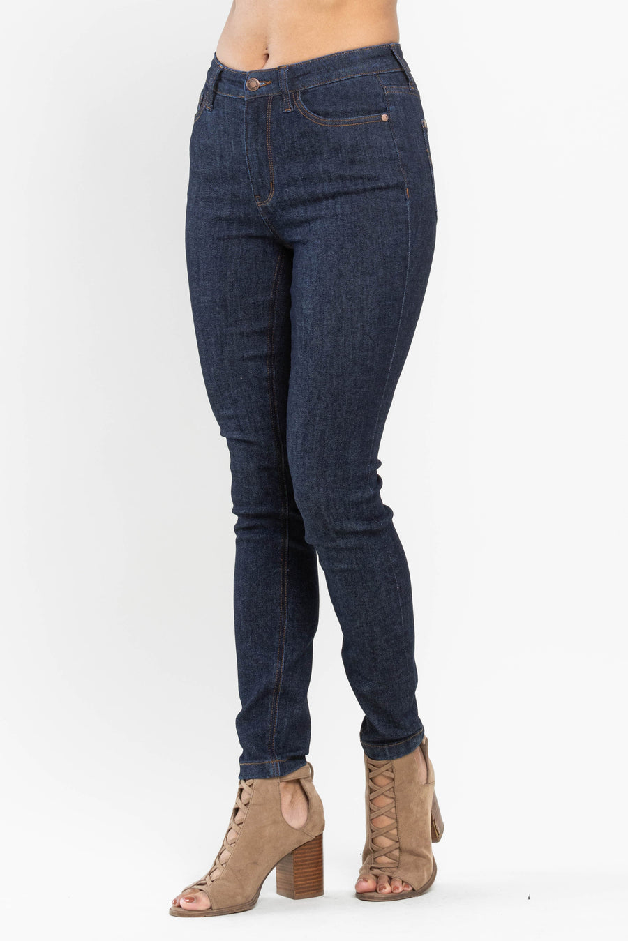 Holly HW Classic Back Pocket Embroidery Skinny - PLUS