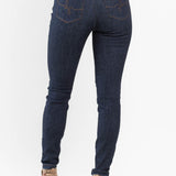 Holly HW Classic Back Pocket Embroidery Skinny Jeans - PLUS