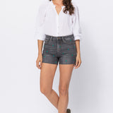 Lucille Cactus Embroidery Shorts - PLUS