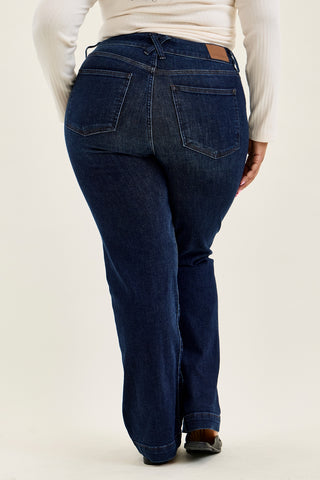 Penny Dark Indigo Trouser Wide Leg - PLUS