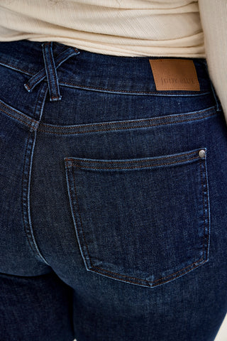 Penny Dark Indigo Trouser Wide Leg - PLUS