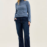 Penny Dark Indigo Trouser Wide Leg