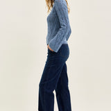 Penny Dark Indigo Trouser Wide Leg
