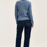 Penny Dark Indigo Trouser Wide Leg