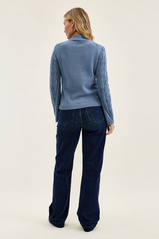 Penny Dark Indigo Trouser Wide Leg