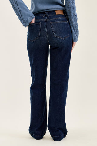 Penny Dark Indigo Trouser Wide Leg