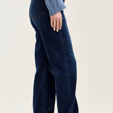 Penny Dark Indigo Trouser Wide Leg