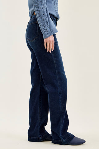 Penny Dark Indigo Trouser Wide Leg