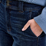 Penny Dark Indigo Trouser Wide Leg