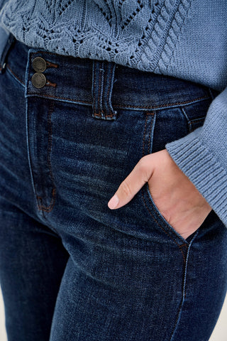 Penny Dark Indigo Trouser Wide Leg