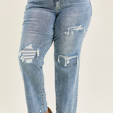 Brenda Retro 90s Destructed Straight - PLUS
