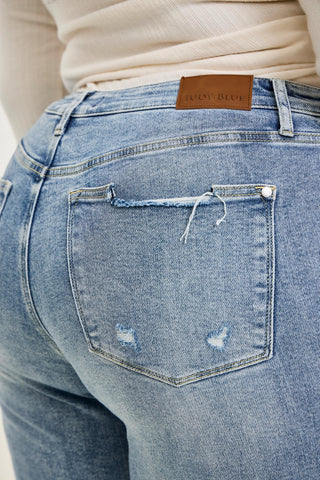 Brenda Retro 90s Destructed Straight - PLUS