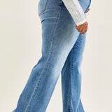 Lux Brushed Indigo Vintage Wide Leg - PLUS