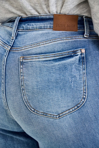 Lux Brushed Indigo Vintage Wide Leg - PLUS