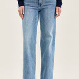 Lux Brushed Indigo Vintage Wide Leg