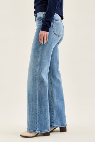 Lux Brushed Indigo Vintage Wide Leg