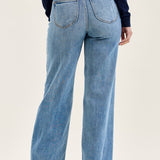 Lux Brushed Indigo Vintage Wide Leg