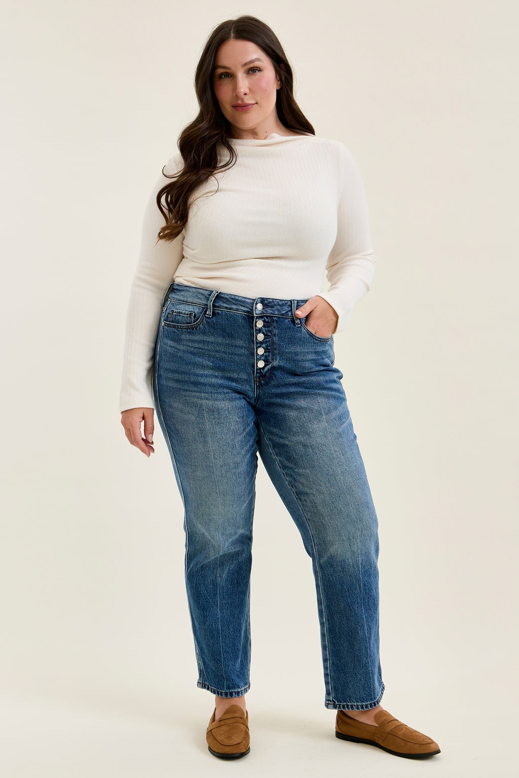 Red Magic Jean Rabe Lara Slim Straight Rigid Magic - PLUS – Judy Blue
