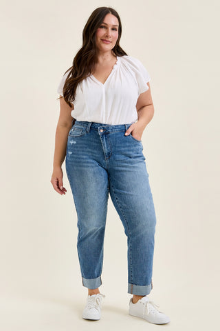Billie Boyfriend with Crisscross Waist - PLUS