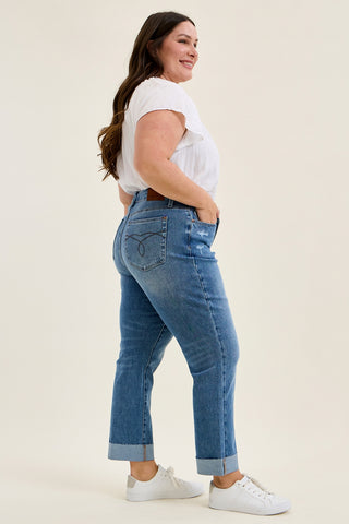 Billie Boyfriend with Crisscross Waist - PLUS