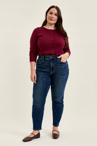 Lara High Rise Slim Fit With Shield Back Pockets - PLUS