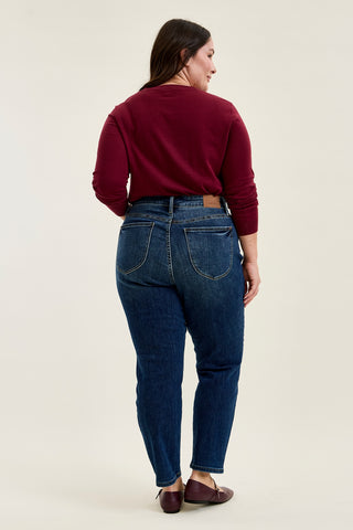 Lara High Rise Slim Fit With Shield Back Pockets - PLUS