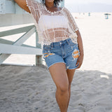 Jenah Printed Pocket Lining Shorts - PLUS