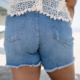 Jenah Printed Pocket Lining Shorts - PLUS