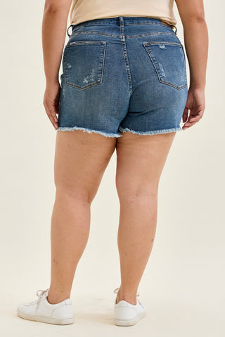 Maggie Printed Pocket Lining Shorts - PLUS