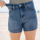 Bella Mid Rise Tummy Control Mid Length Shorts
