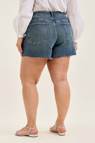 Maggie Rigid Magic Cutoff With Studded Details - PLUS