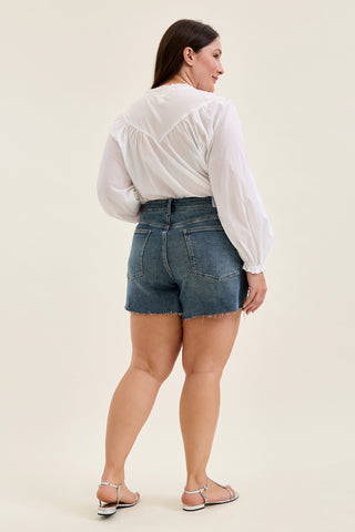 Maggie Rigid Magic Cutoff With Studded Details - PLUS