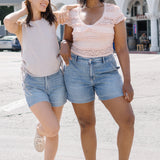 Camila High Rise Tailored Shorts