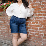 Aria High Rise V-Front Bermuda - PLUS