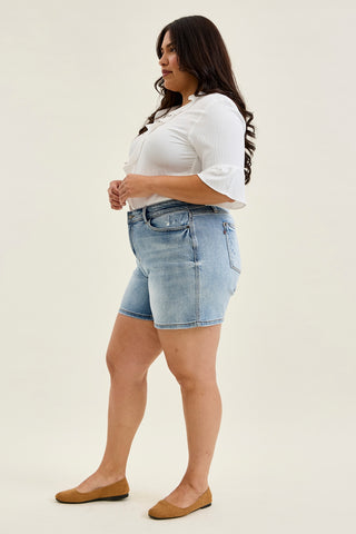 Daryl Vintage Wash Dad Shorts - PLUS