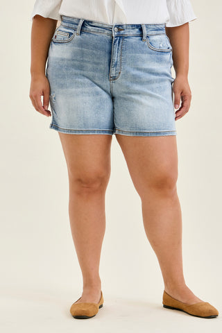 Daryl Vintage Wash Dad Shorts - PLUS