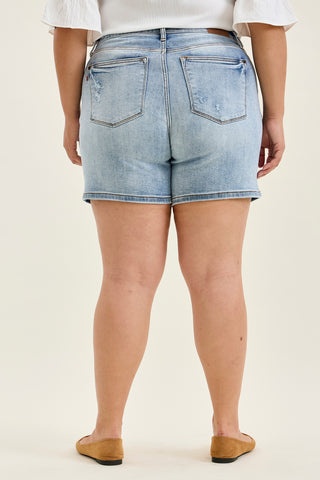 Daryl Vintage Wash Dad Shorts - PLUS