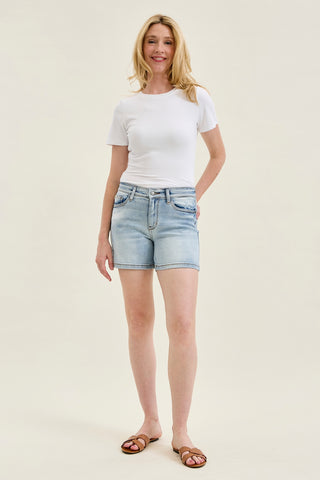 Daryl Vintage Wash Dad Shorts