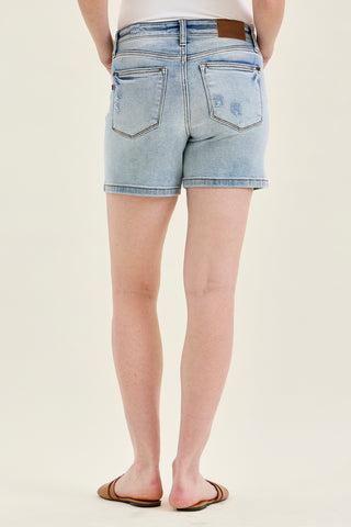 Daryl Vintage Wash Dad Shorts