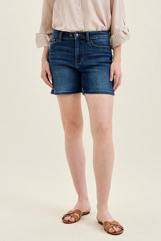 Daryl 2-Button Mid Length Dad Shorts