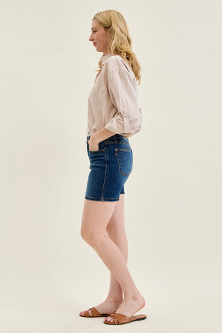 Daryl 2-Button Mid Length Dad Shorts