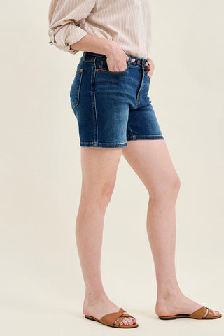Daryl 2-Button Mid Length Dad Shorts
